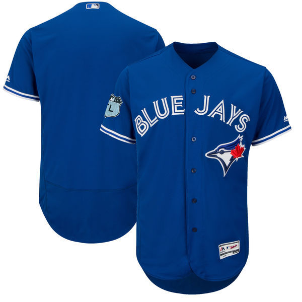 2017 MLB Toronto Blue Jays Blank Blue Jerseys->washington nationals->MLB Jersey